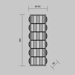 Настенный светильник (бра) Maytoni MOD336WL-L35G3K