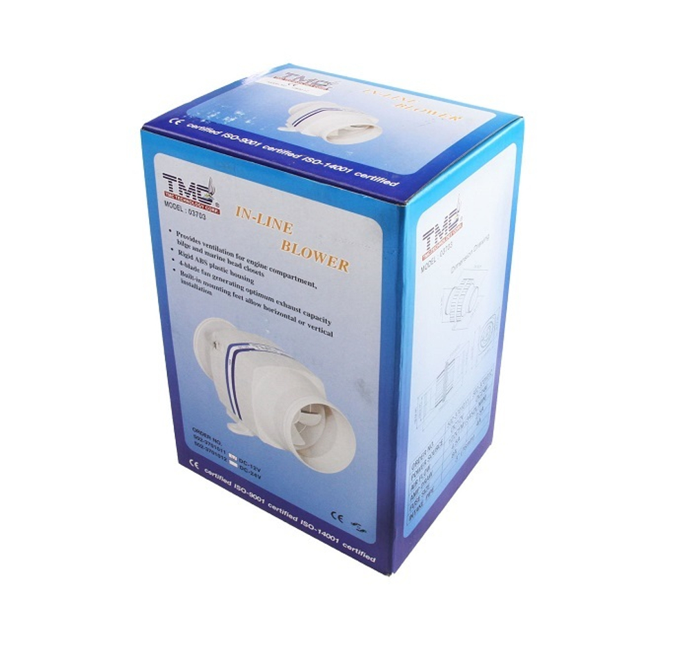 Вентилятор трюмный 12В, 3452 л/мин