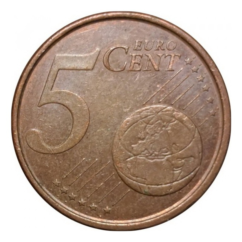 Монета 5 евроцентов 2005 год Испания