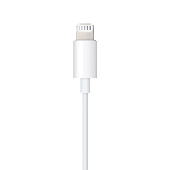 Кабель Apple Lightning - mini jack 3.5мм 1.2м (MXK22ZM/A) белый