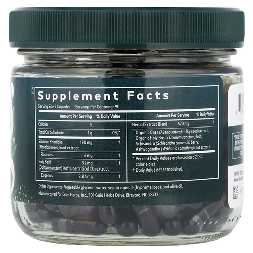 Gaia Herbs, Adrenal Health®, 180 Liquid Phyto-Caps®