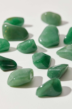 Зелёный авантюрин галтовка