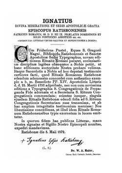 Rituale Romanum. Pauli V. pontificis maximi jussu editum et a Benedicto XIV | Catholic Church