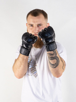 Перчатки ММА BoyBo Stain BGM311, Флекс, черный