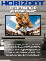 Телевизор Smart "Horizont" TV 43LE7052D, 43", Full HD
