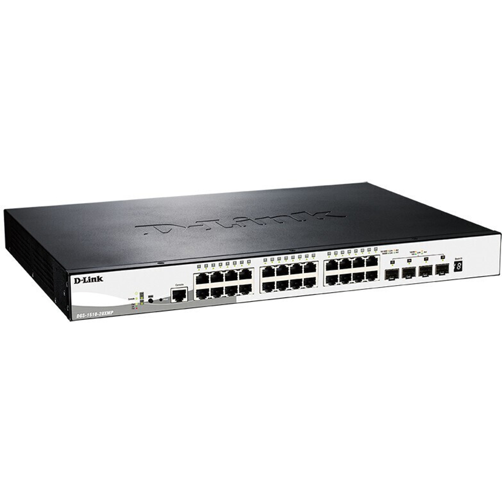 Коммутатор (свитч) D-Link DGS-1510-28XMP