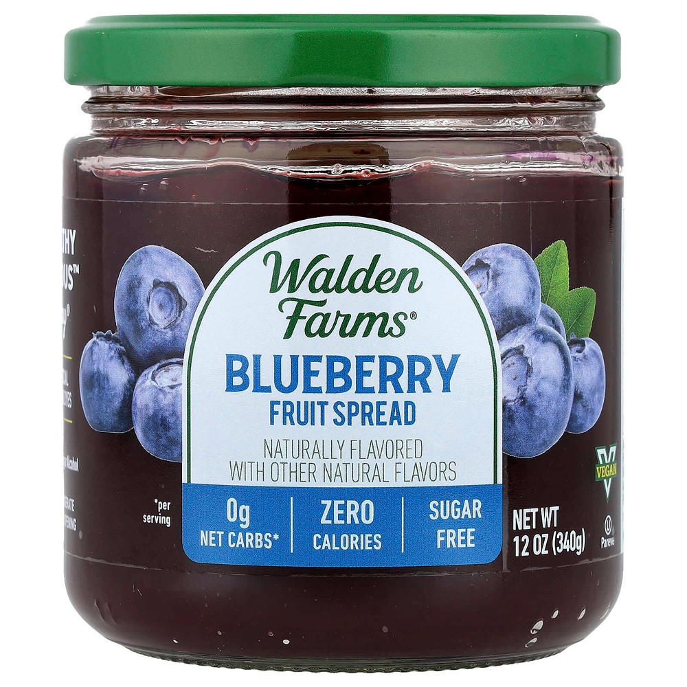 Walden Farms, Фруктовая паста со вкусом черники, 12 унций (340 г)