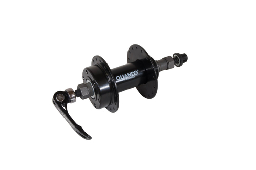 Втулка задняя QUANDO MTB сталь диск 6 болтов трещотка эксцентрик 36H ось 10х135x145мм, черная