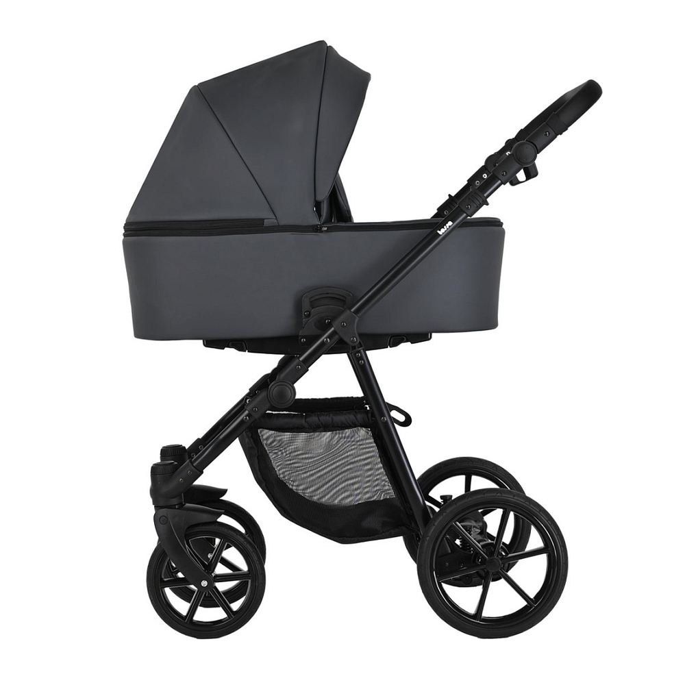 Детская коляска Pituso Tossa Кожа 2 в 1 TS/25/4 Dark Grey