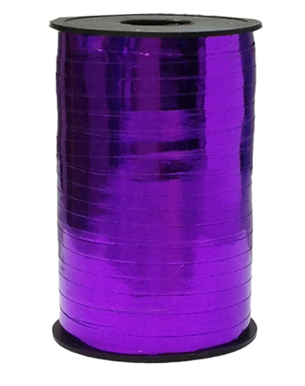 Лента для шаров фиолетовый металлик
