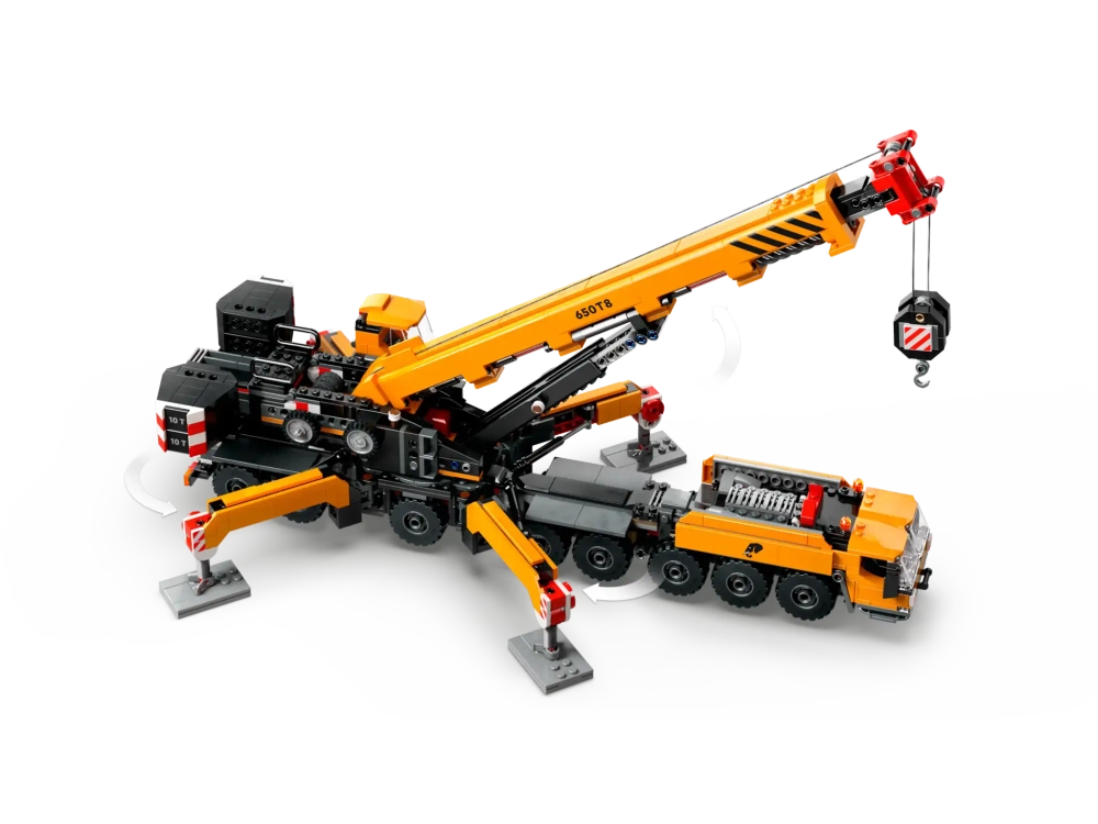 Конструктор LEGO City 60409 Желтый мобильный строительный кран