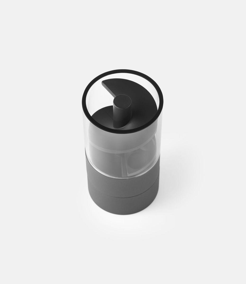 Zenlet CoinDrift Transparent Black — спиральная копилка