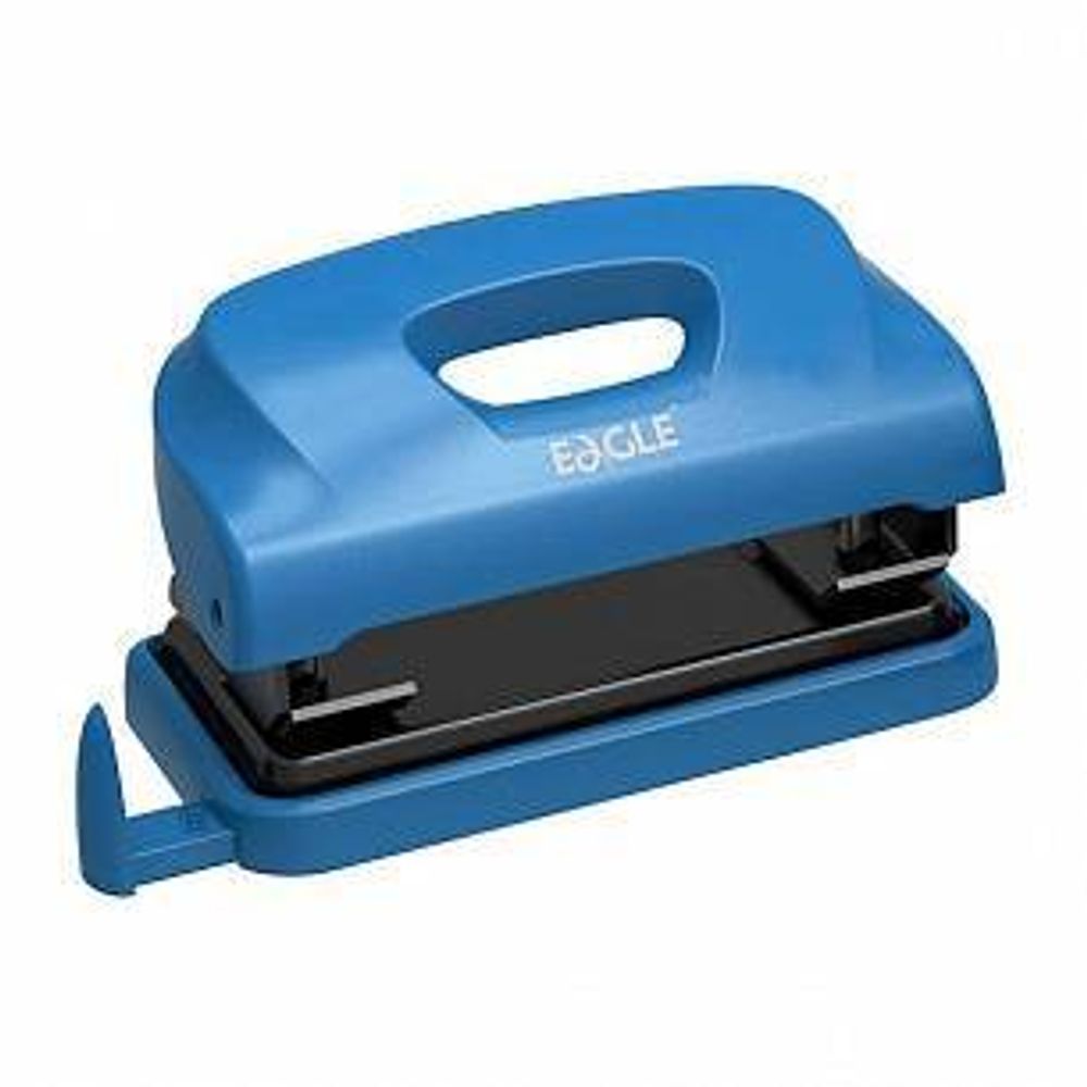 Дырокол EAGLE OCEAN 25 л. металл синий линейка форматов
