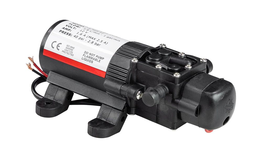 Помпа водоподающая мембранная Europump 4, 12 В, 3.8 л/мин, 2.8 бар, 2,6 A