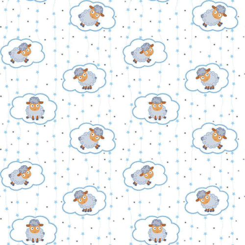 Облачные овечки Ситец 95 см 18784-1