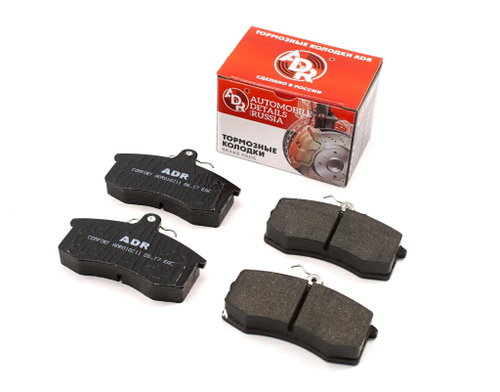 Колодки тормозные передние для ВАЗ 2109, 2110, 2114, Калина, Приора, Гранта ADR