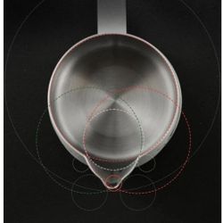 Питчер молочник 600 мл LATTE ART белый матовый нерж. ZeroHero