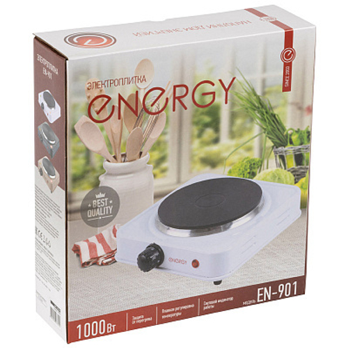 Плита электрическая 1-конфор. Energy EN-901B черный (158956)