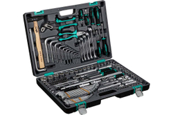 Набор инструментов 1/2",3/8",1/4",CrV пластик.кейс