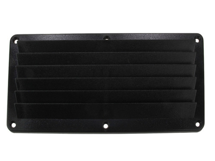 Решетка воздухозаборника 260х125х17 мм черный