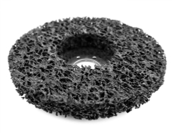 Диск коралловый для удаления ржавчины и остатков краски с металла 125х22,2 #40