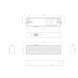 Аварийный светильник светодиодный ЭРА DBA-101-0-20 непостоянный 30LED 5ч IP20 | Светильники аварийные
