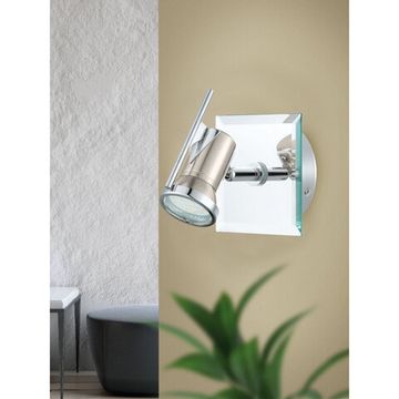 Спот 1*GU10 31265 никель матовый/хром TAMARA 1 Eglo