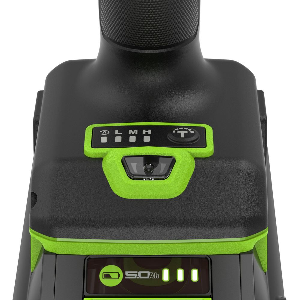 Гайковерт ударный акк. Greenworks IW5500, 24V, б/щет, 1/2'', 500Нм, 3 режима, 1х5Ач,ЗУ,кор (3805007CUG)