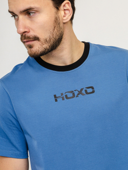 Футболка "НОХО" мужская, цвет "Полуночная синева"