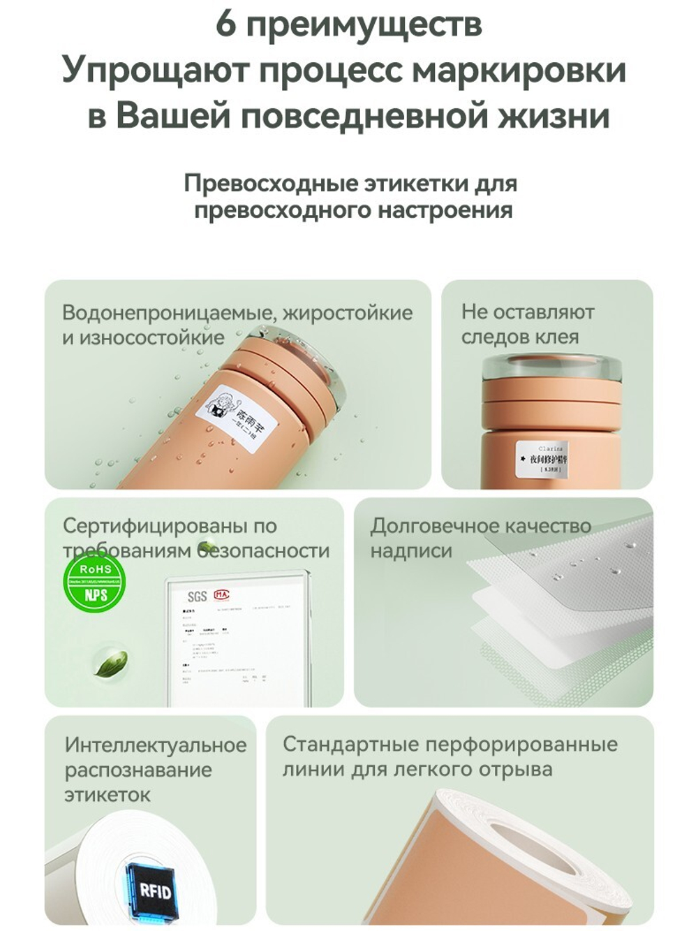 Niimbot Этикетка,T40*20-320 CYCLOPS