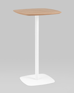 Стол барный Form 60*60 светлое дерево/белый
