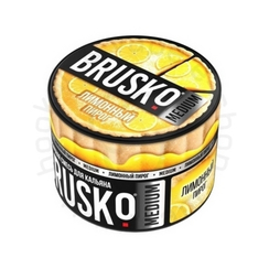 Бестабачная смесь для кальяна BRUSKO, 50 г, Лимонный пирог, Medium (M)