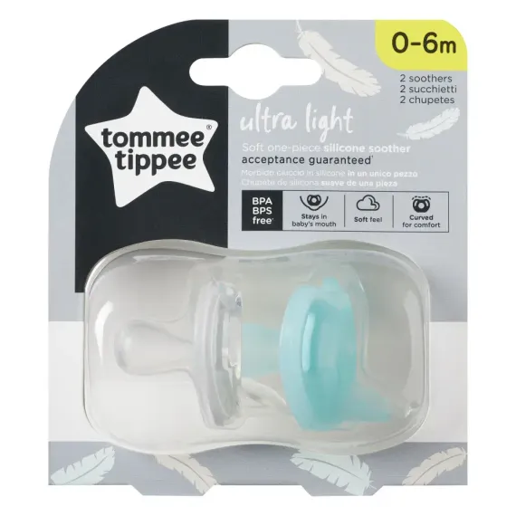 Пустышка Tommee tippee силикон 2 шт.