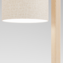 Макро-фото льняного абажура и текстуры дерева, покрытие маслом