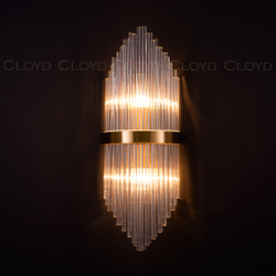 Бра Cloyd CADANCE-B W2 / выс. 54 см - латунь (арт.20473)