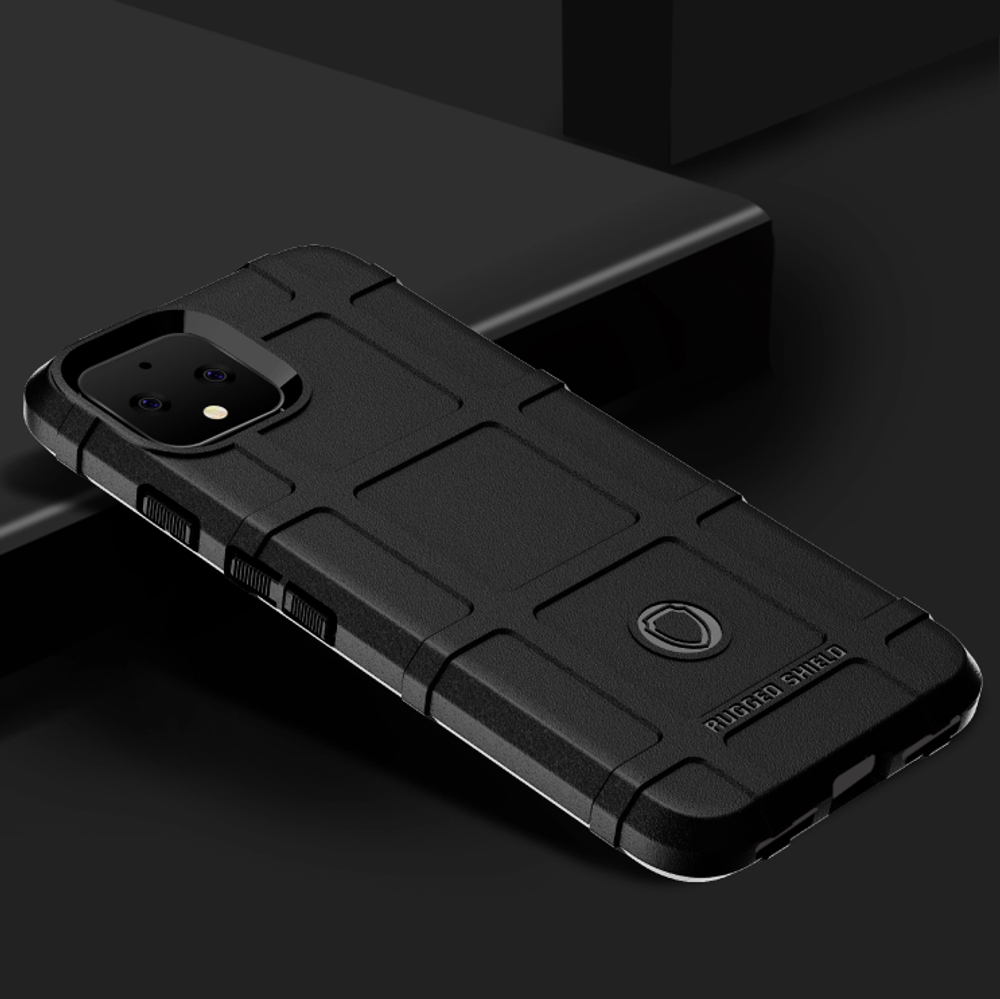 Чехол на Google Pixel 4 цвет Black (черный), серия Armor от Caseport