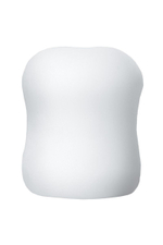 Компактный мастурбатор MasturbaTIN Ribbed Rita (Цвет: белый)