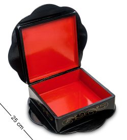 ШК-13/23-G Шкатулка в технике декупаж (25х2х7)