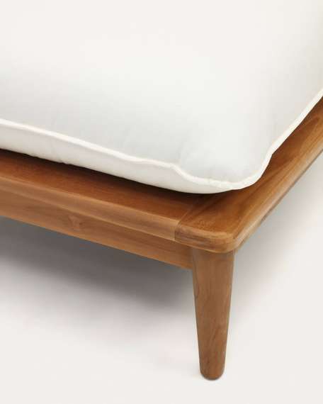 Модульное угловое кресло Portitxol из массива тика