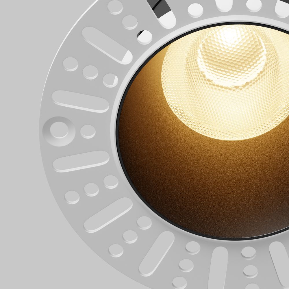 Светильник встраиваемый светодиодный Maytoni Dip DL122-15W-2.7K-TRS-B