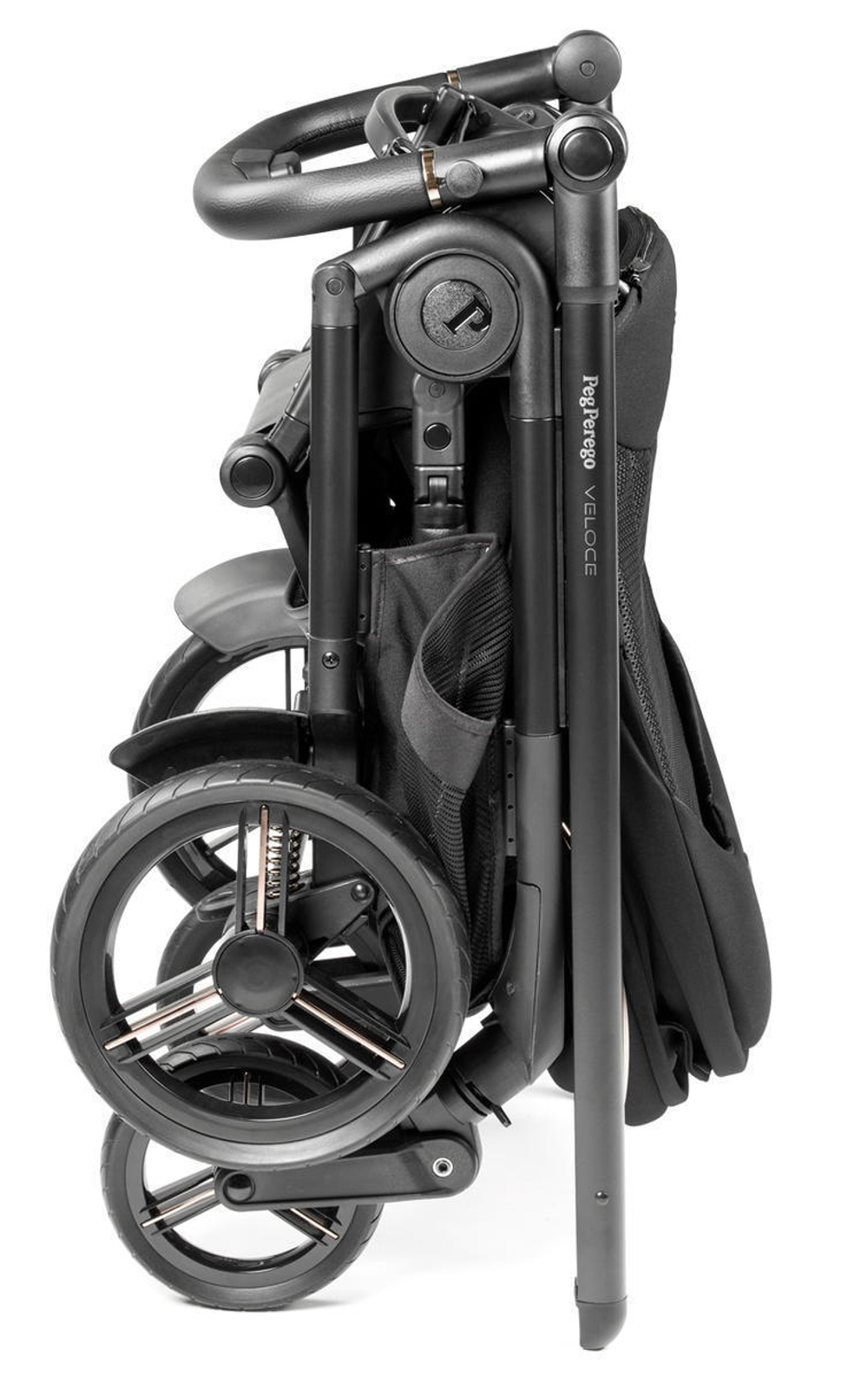 Коляска Peg Perego Veloce New Belvedere Lounge 3 в 1 True Black