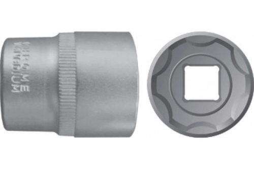 62038 Головка 6-гранная CrV 1/2" 8 мм FIT
