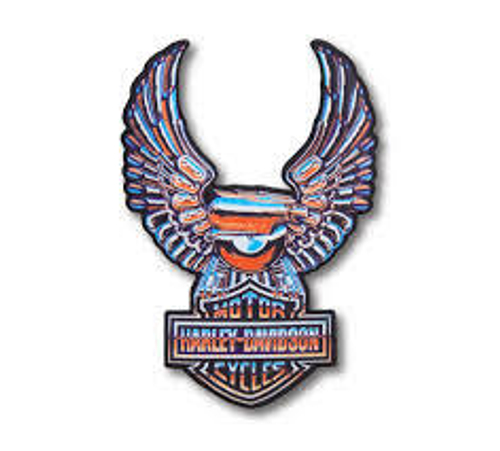 Значок Chrome Eagle Logo Harley-Davidson