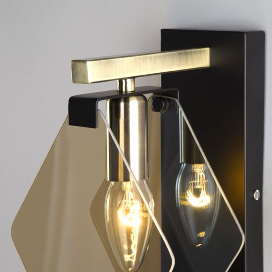 60116/1 / настенный светильник / черный