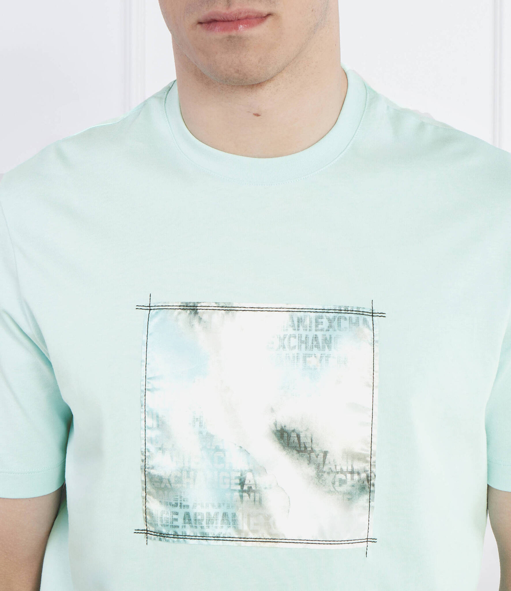 Футболка Armani Exchange - бирюзовый(3DZTLB ZJ9JZ)