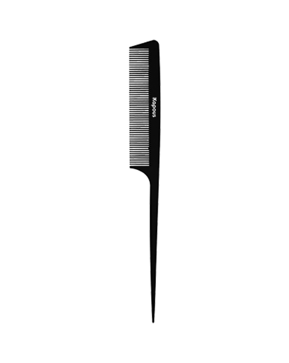 Расческа парикмахерская с пласт. хвост. «Carbon fiber» 229*25 мм Kapous