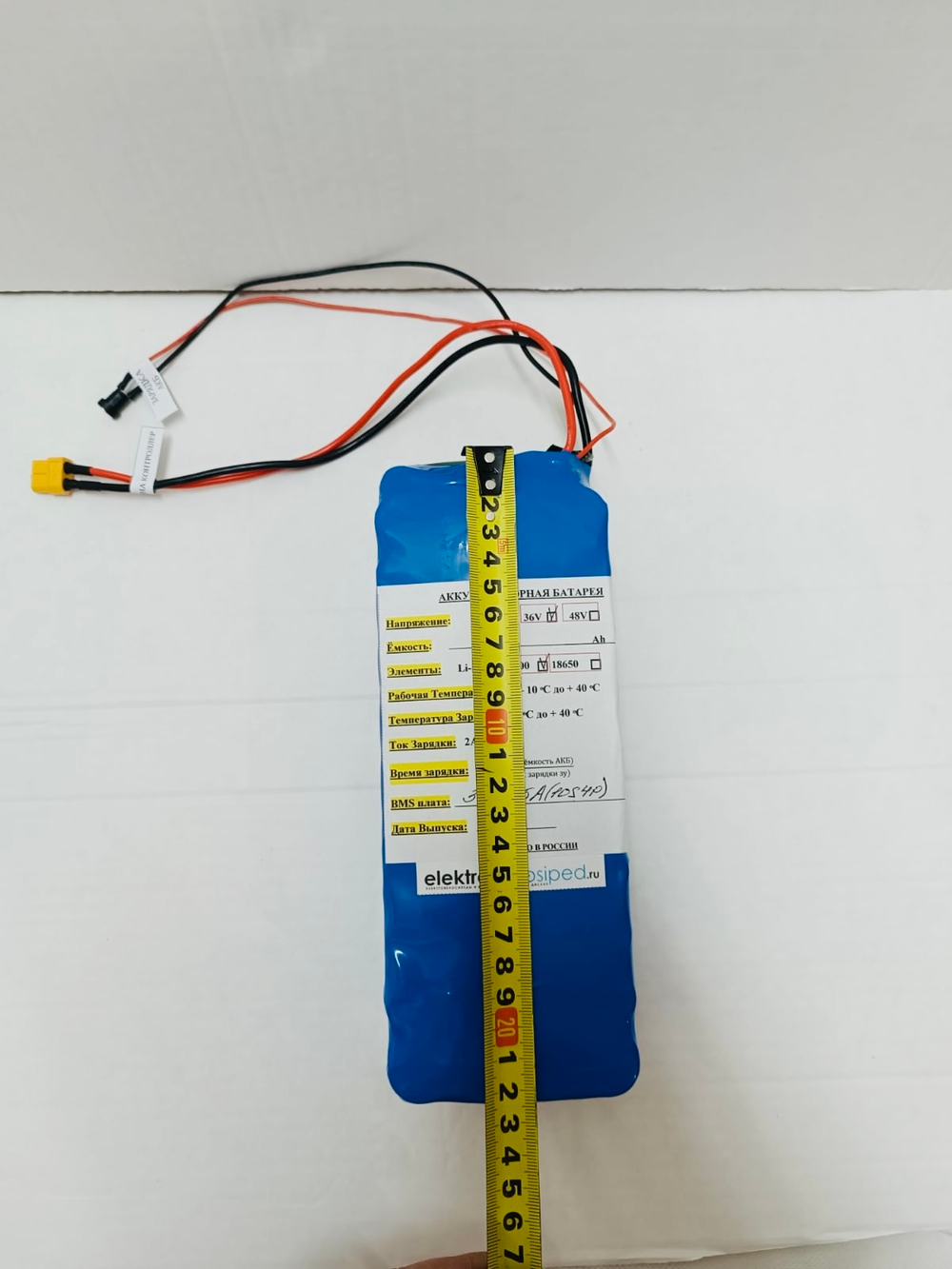 Литий ионная Аккумуляторная батарея 21700 Li-ion на 36V/20Ah для электровелосипеда