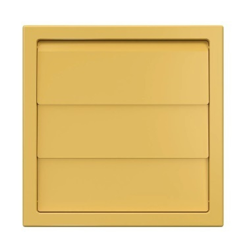 Выход стенной КФ фланец D125 жалюзи 150x150 ASA Beige ERA