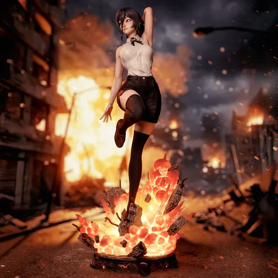 Reze with Demon Form ver. - Chainsaw Man