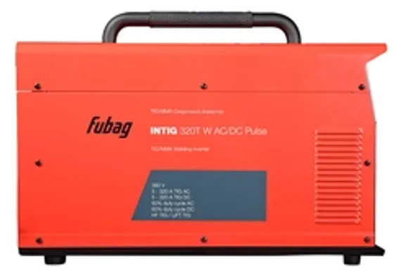 Инвертор сварочный Fubag INTIG 320T W DC PULSE + горелка FB TIG 18 5P, 4 м + модуль охлаждения + тележка